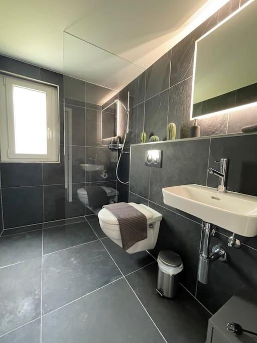 Wohnung Mit Fantastischer Aussicht Trin Extérieur photo
